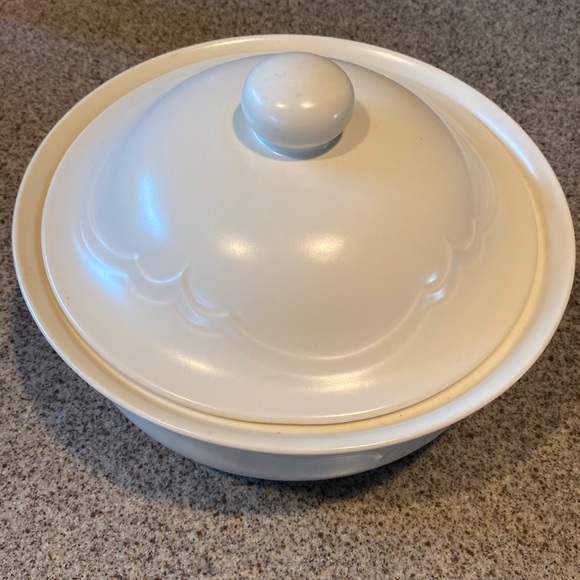 Kitchen Pfaltzgraff Gazebo White Vegetable Bowl Lid Poshmark